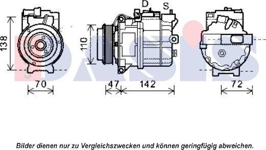 AKS Dasis 851904N - Compressore, Climatizzatore autozon.pro