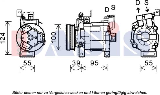 AKS Dasis 851983N - Compressore, Climatizzatore autozon.pro