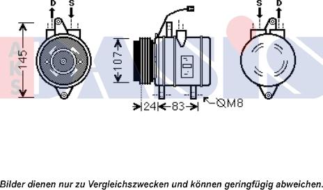 AKS Dasis 851932N - Compressore, Climatizzatore autozon.pro