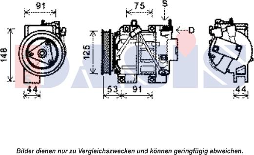 AKS Dasis 851921N - Compressore, Climatizzatore autozon.pro