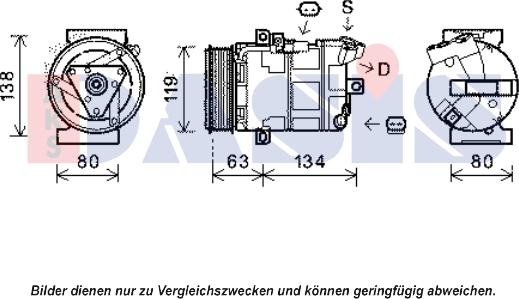 AKS Dasis 851978N - Compressore, Climatizzatore autozon.pro