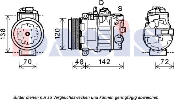 AKS Dasis 851977N - Compressore, Climatizzatore autozon.pro