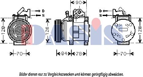 AKS Dasis 851401N - Compressore, Climatizzatore autozon.pro