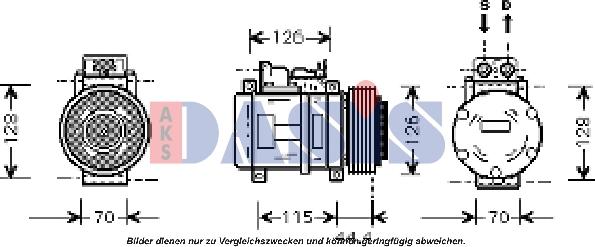 AKS Dasis 851403N - Compressore, Climatizzatore autozon.pro