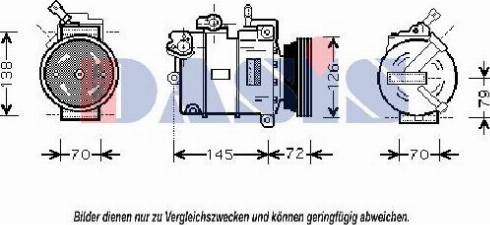 AKS Dasis 851407T - Compressore, Climatizzatore autozon.pro