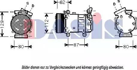 AKS Dasis 851413N - Compressore, Climatizzatore autozon.pro