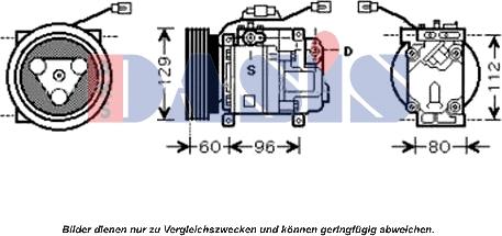 AKS Dasis 851438N - Compressore, Climatizzatore autozon.pro