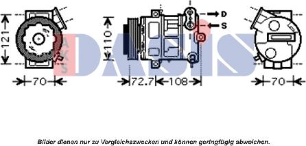 AKS Dasis 851555N - Compressore, Climatizzatore autozon.pro