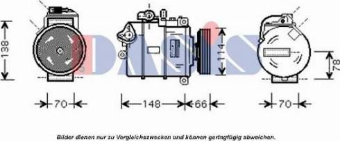 AKS Dasis 851551N - Compressore, Climatizzatore autozon.pro