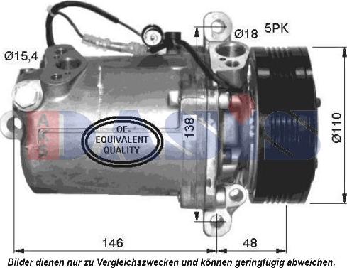 AKS Dasis 851535N - Compressore, Climatizzatore autozon.pro