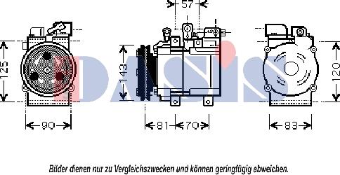 AKS Dasis 851697N - Compressore, Climatizzatore autozon.pro