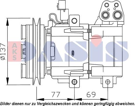 AKS Dasis 851641N - Compressore, Climatizzatore autozon.pro