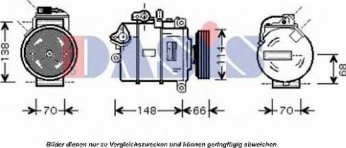 AKS Dasis 851655N - Compressore, Climatizzatore autozon.pro