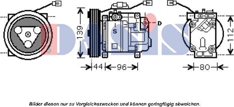 AKS Dasis 851668N - Compressore, Climatizzatore autozon.pro