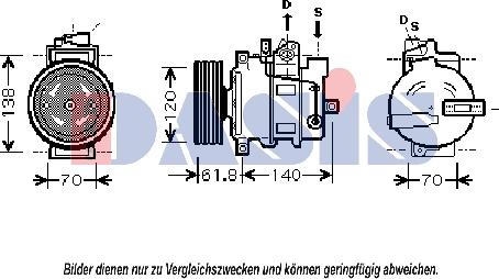 AKS Dasis 851663N - Compressore, Climatizzatore autozon.pro