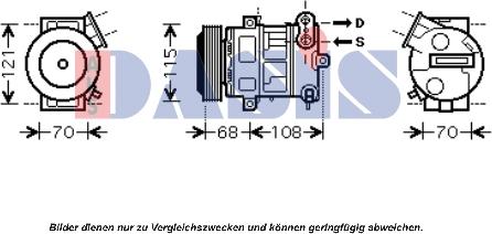 AKS Dasis 851604N - Compressore, Climatizzatore autozon.pro