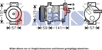 AKS Dasis 851606N - Compressore, Climatizzatore autozon.pro