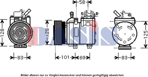 AKS Dasis 851616N - Compressore, Climatizzatore autozon.pro