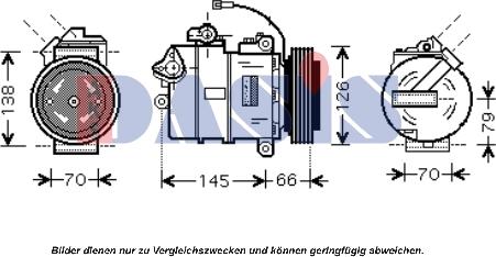 AKS Dasis 851684N - Compressore, Climatizzatore autozon.pro