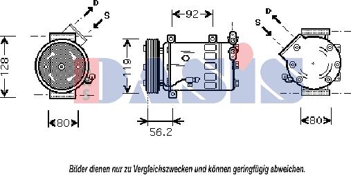 AKS Dasis 851679N - Compressore, Climatizzatore autozon.pro