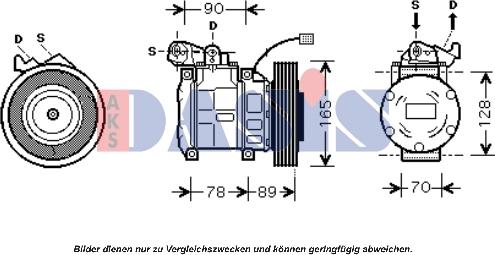 AKS Dasis 851674N - Compressore, Climatizzatore autozon.pro