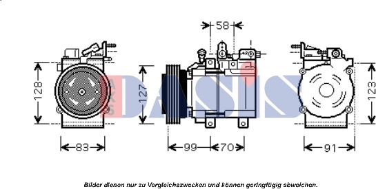 AKS Dasis 851672N - Compressore, Climatizzatore autozon.pro