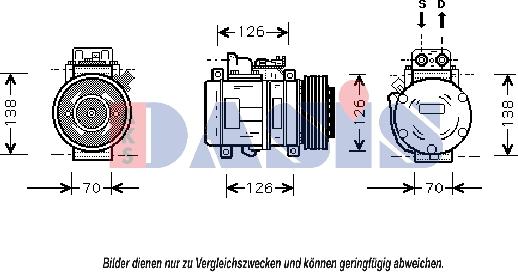 AKS Dasis 851032N - Compressore, Climatizzatore autozon.pro