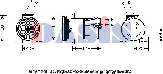 AKS Dasis 851024N - Compressore, Climatizzatore autozon.pro