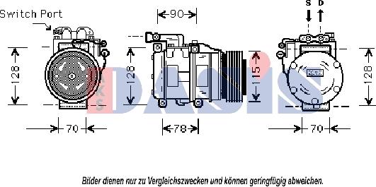 AKS Dasis 851025N - Compressore, Climatizzatore autozon.pro