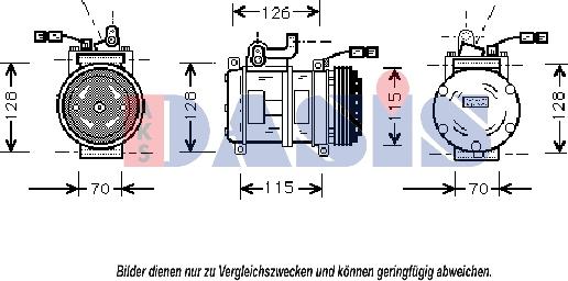 AKS Dasis 851020N - Compressore, Climatizzatore autozon.pro