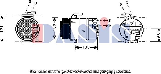 AKS Dasis 851028N - Compressore, Climatizzatore autozon.pro