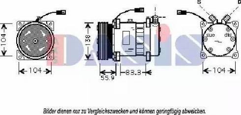 AKS Dasis 851071N - Compressore, Climatizzatore autozon.pro