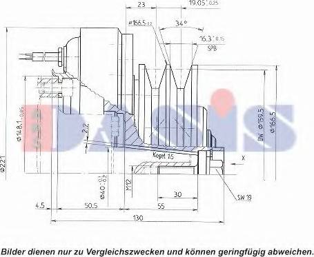 AKS Dasis 851143N - Innesto elettromagnetico, Compressore clima autozon.pro