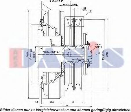 AKS Dasis 851159N - Innesto elettromagnetico, Compressore clima autozon.pro