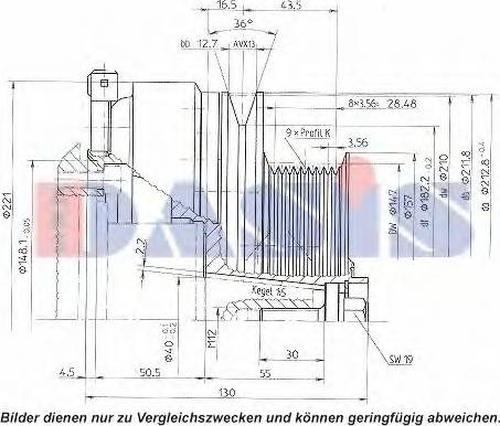 AKS Dasis 851154N - Innesto elettromagnetico, Compressore clima autozon.pro