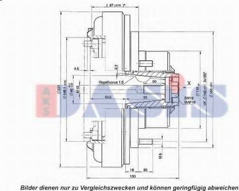 AKS Dasis 851167N - Innesto elettromagnetico, Compressore clima autozon.pro