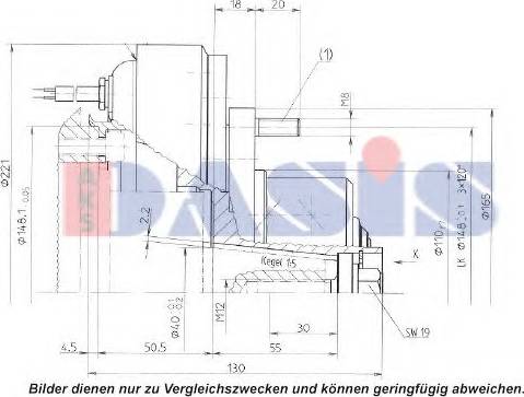 AKS Dasis 851121N - Innesto elettromagnetico, Compressore clima autozon.pro