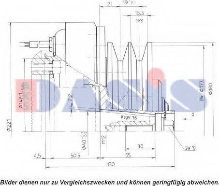 AKS Dasis 851123N - Innesto elettromagnetico, Compressore clima autozon.pro