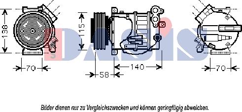 AKS Dasis 851895N - Compressore, Climatizzatore autozon.pro