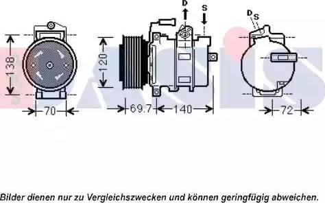 AKS Dasis 851898N - Compressore, Climatizzatore autozon.pro