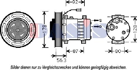 AKS Dasis 851892N - Compressore, Climatizzatore autozon.pro