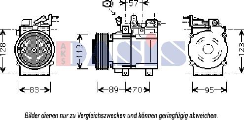 AKS Dasis 851844N - Compressore, Climatizzatore autozon.pro