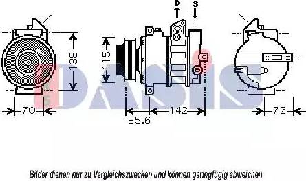 AKS Dasis 851855N - Compressore, Climatizzatore autozon.pro