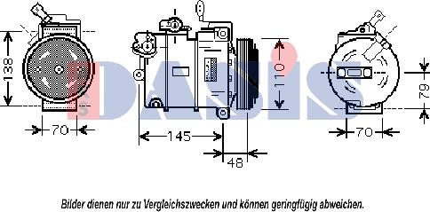 AKS Dasis 851858N - Compressore, Climatizzatore autozon.pro