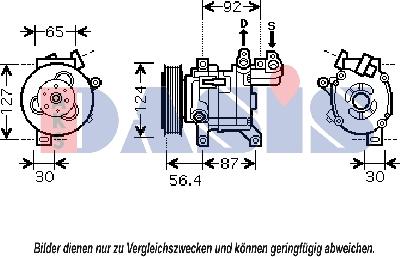 AKS Dasis 851868N - Compressore, Climatizzatore autozon.pro