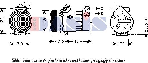 AKS Dasis 851863N - Compressore, Climatizzatore autozon.pro