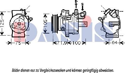 AKS Dasis 851867N - Compressore, Climatizzatore autozon.pro