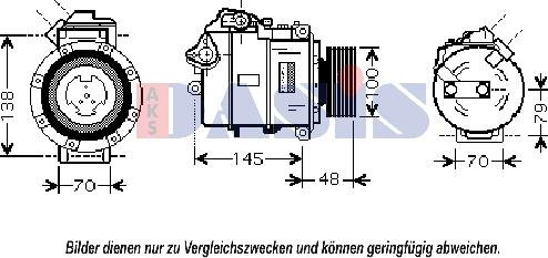 AKS Dasis 851804N - Compressore, Climatizzatore autozon.pro