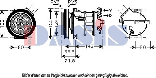 AKS Dasis 851800N - Compressore, Climatizzatore autozon.pro