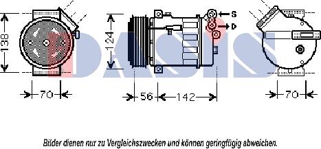 AKS Dasis 851886N - Compressore, Climatizzatore autozon.pro